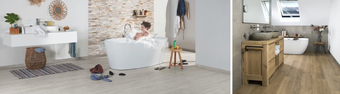 Maak een statement in de badkamer: kies voor badkamervloer van merkvloerenwinkel.nl!