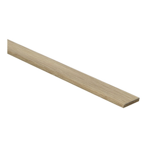 Afwerklijst 6x28 eiken wit geolied (zonder plakstrip) - afbeelding 1