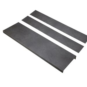 Ambiant - Ceramo Anthracite - Overzet treden Set (PVC) - afbeelding 4