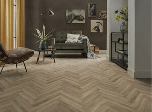 Ambiant - Spigato Avanto Visgraat Light Brown (Klik PVC) - afbeelding 3