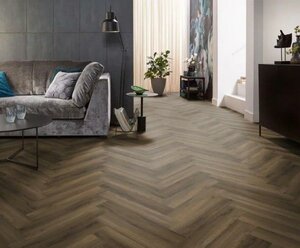 Ambiant - Spigato Avanto Visgraat Warm Brown (Plak PVC) - afbeelding 3