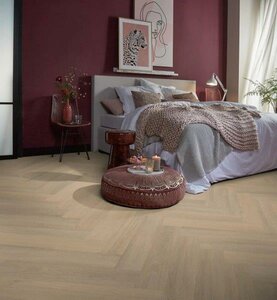 Ambiant - Spigato Viranto Warm Beige Visgraat (Plak PVC) - afbeelding 4