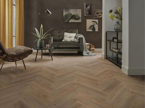 Ambiant - Spigato Vivero Visgraat Natural Oak (Klik PVC) - afbeelding 3