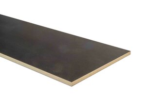 BF Stootbord zwart - 138cmx18cmx8mm