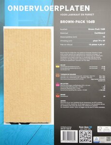 Co-Pro Brown-Pack 10dB dikte 10mm - pakinhoud 4,66m²