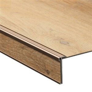 Co-pro - Trapprofielset PVC Brons 130cm - doos bevat 4 stuks - afbeelding 2