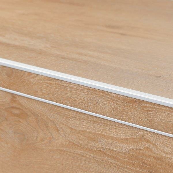 Co-pro - Trapprofielset PVC Zilver 15x45mm - 4 x 130 cm