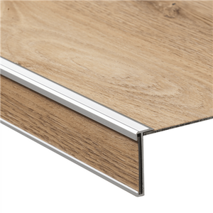 Co-pro - Trapprofielset PVC Zilver 15x45x1300mm - doos bevat 4 stuks - afbeelding 2