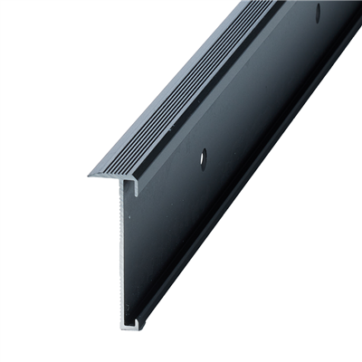 Co-pro - Trapprofielset PVC Zwart 130cm - doos bevat 4 stuks - afbeelding 1