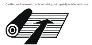 Coral Duo 9747 Azul Imperial 205 cm breed - afbeelding 2