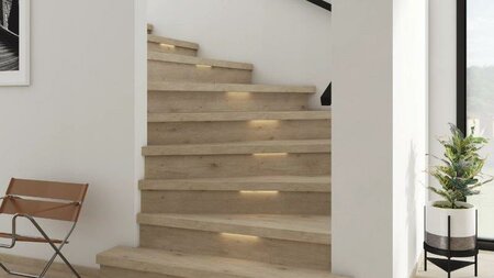 COREtec stairs Box B - 806B Forest - Bocht- of draaitraptrede (PVC) - afbeelding 1