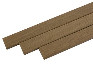 Deklijst fineer zelfklevend 24x5mm kleur bijpassend 240cm (per staaf)