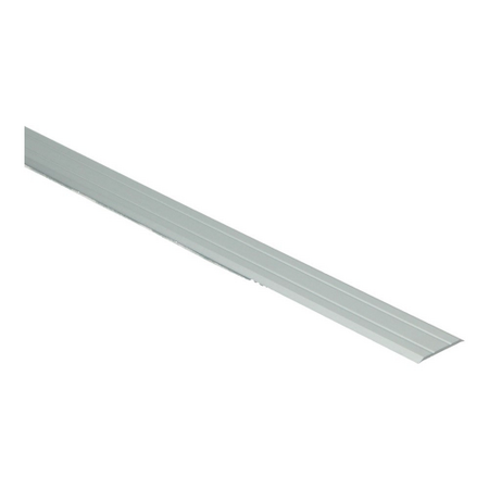 Dilatatieprofiel zelfklevend 25 mm alu zilver - 300 cm - afbeelding 1