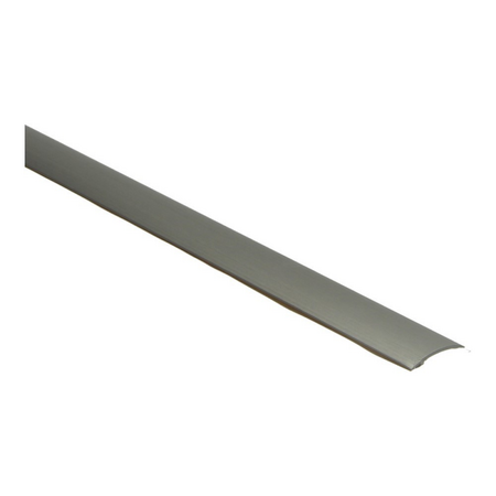 Dilatatieprofiel zelfklevend 30 mm alu RVS - 270 cm - afbeelding 1