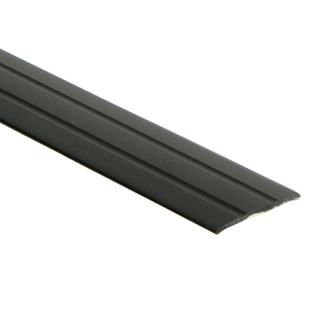 Dilatatieprofiel zelfklevend 37mm alu Matzwart - 100 cm - afbeelding 1