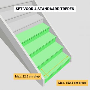 Douwes Dekker - PVC complete traptreden set Bitterkoek 152,4cm (PVC) - afbeelding 3