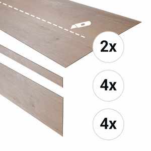 Douwes Dekker - PVC complete traptreden set Boterkoek Ultramat (PVC) - afbeelding 1