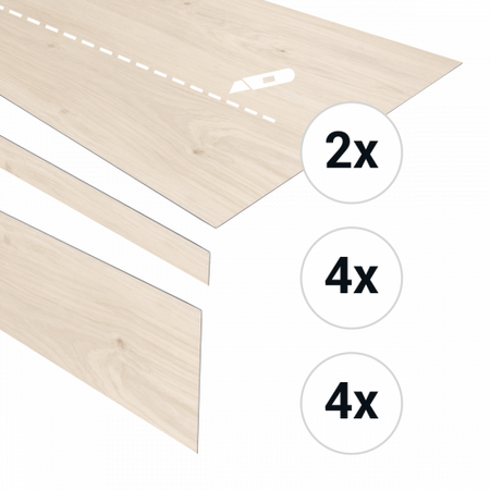 Douwes Dekker - PVC complete traptreden set Cheesecake 152,4cm (PVC) - afbeelding 1