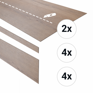 Douwes Dekker - PVC complete traptreden set Gemberkoek 152,4cm (PVC) - afbeelding 1
