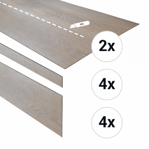 Douwes Dekker - PVC complete traptreden set Honing 152,4cm (PVC) - afbeelding 1