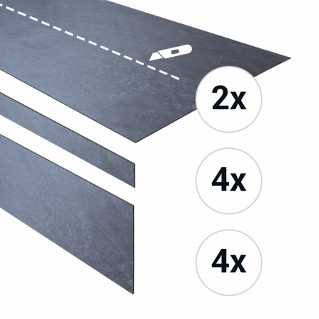 Douwes Dekker - PVC complete traptreden set Macaron 152,4cm (PVC) - afbeelding 1