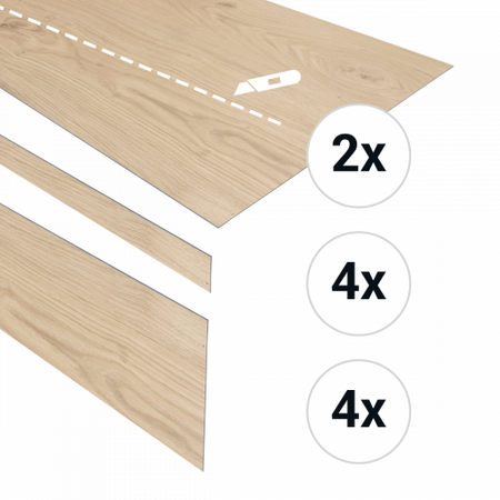 Douwes Dekker - PVC complete traptreden set Panna Cotta 152,4cm (PVC) - afbeelding 1