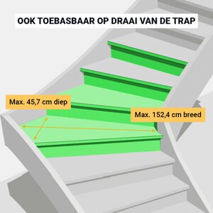 Douwes Dekker - PVC complete traptreden set Spekkoek Ultramat 152,4cm (PVC) - afbeelding 4