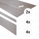 Douwes Dekker - PVC complete traptreden set Spekkoek Ultramat 152,4cm (PVC) - afbeelding 1
