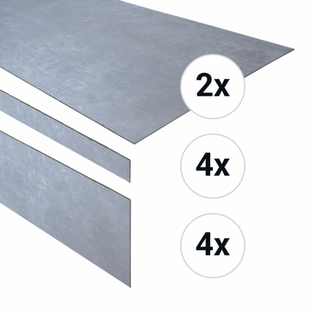 Douwes Dekker - PVC traptreden set Bitterkoek  78908 - 45,7 x 152,4 cm (4 st.) (PVC) - afbeelding 1