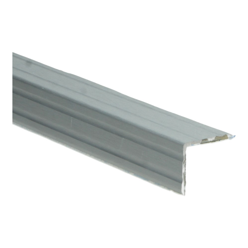 Duo-hoeklijn zelfklevend 24,5 x 30mm zilver geborsteld - 100 cm