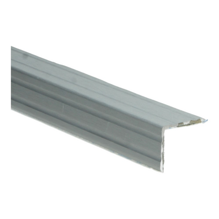 Duo-hoeklijn zelfklevend 24,5 x 30mm zilver geborsteld - 300 cm - afbeelding 1