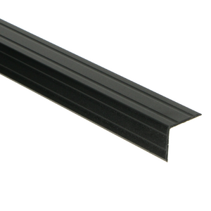 Duo-hoeklijn zelfklevend 24,5x30mm Matzwart - 100 cm - afbeelding 1