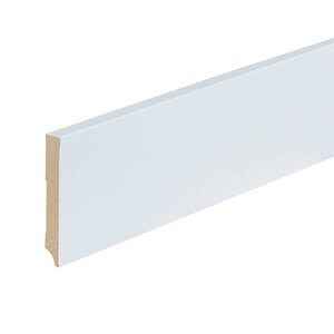 Folieplint plint 90x12 - Amsterdam wit RAL 9010 - afbeelding 1
