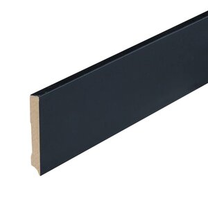 Folieplint plint 90x15 - Amsterdam zwart RAL 9005 - afbeelding 1