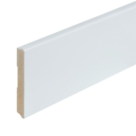 Gelakte plint 120x15 - Berlijn wit RAL 9010 - afbeelding 1