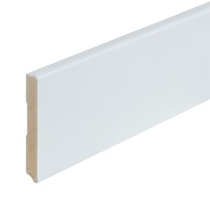Gelakte plint 120x15 - Berlijn wit RAL 9010 - afbeelding 1