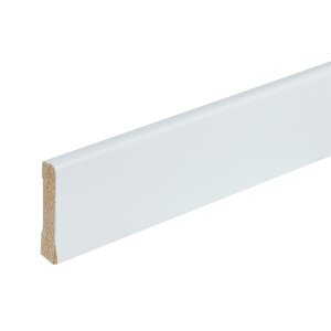 Gelakte plint 70x12 - Berlijn wit RAL 9010 - afbeelding 1