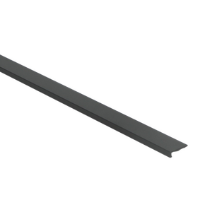 Hoeklijnprof zelfklevend 4,5mm t.b.v. PVC klik zwart - 3 mtr. - afbeelding 1