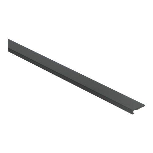 Hoeklijnprof zelfklevend 4mm tbv PVC klik zwart - 2,5 mtr.