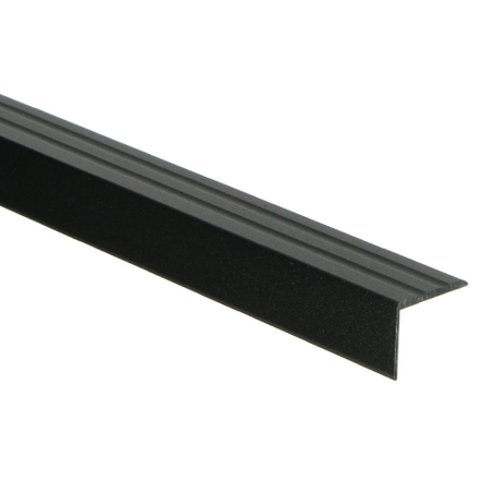 Hoeklijnprofiel zelfklevend 20mm Matzwart - 100 cm - afbeelding 1
