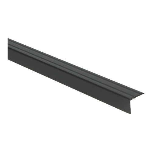 Hoeklijnprofiel zelfklevend 20mm zwart 1 mtr.