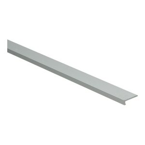 Hoeklijnprofiel zelfklevend 4 mm t.b.v. PVC klik zilver - 250 cm - afbeelding 1