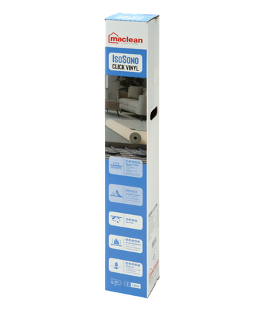 IsoSono click vinyl PU dikte 1,3mm - 9m² - afbeelding 1