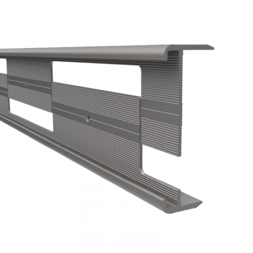 Küberit - 2-delig verstelbaar trapneusprofiel 844WS RVS look F2 - 300cm