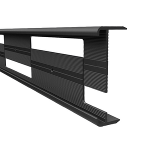 Küberit  - 2-delig verstelbaar trapneusprofiel 844WS Zwart mat F16 - 300cm - afbeelding 1