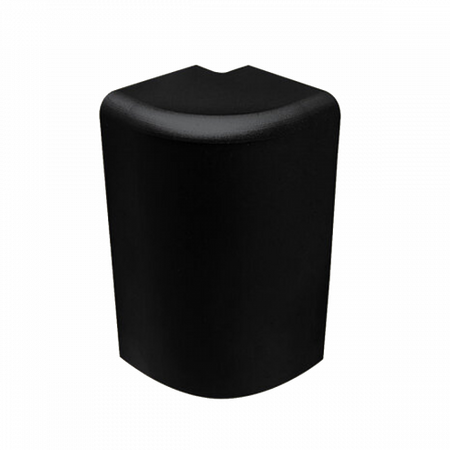 Küberit - Buitenhoek 90 graden t.b.v. 845 profiel zwart gepoedercoat