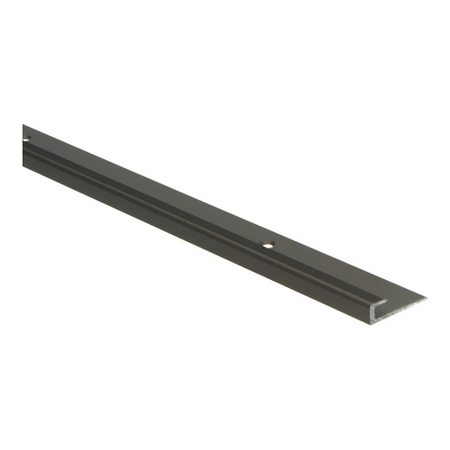 Küberit - Inschuif eindprofiel 806 8mm t.b.v. 5mm PVC Brons - 250cm - afbeelding 1