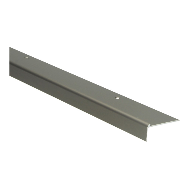 Küberit - Trapneusprofiel 15mm t.b.v. 2,5mm PVC RVS - 250 cm