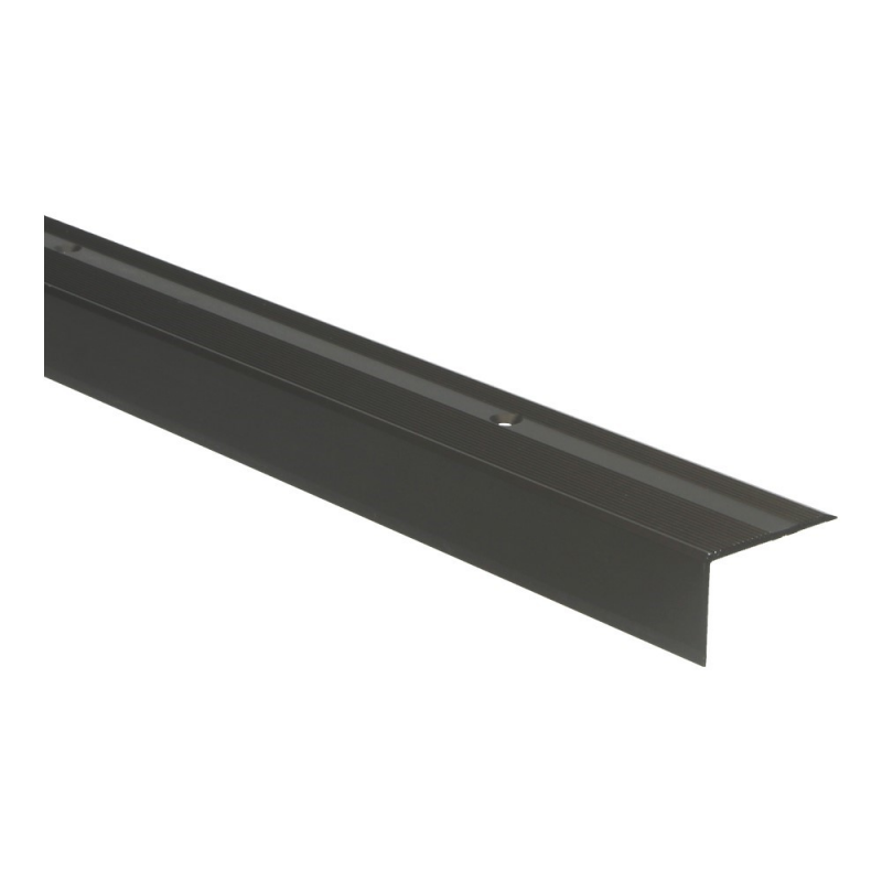 Küberit - Trapneusprofiel 40x25mm brons fijn antislip - 300 cm