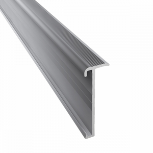 Küberit - Trapneusprofiel 845 14x43mm tbv 2-3mm PVC zilver